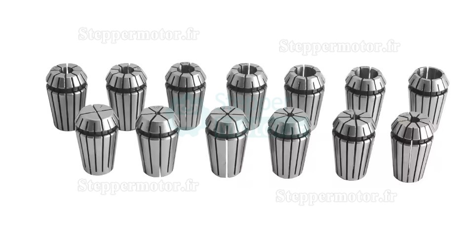 13 pi&egrave;ces/ensemble Pince CNC ER11 / ER16 / ER20 / ER25 / ER32 pour moteur de broche CNC